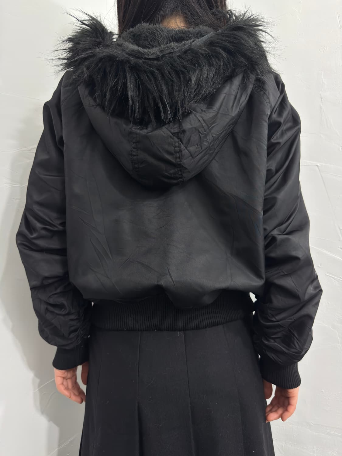 evris fur hood short jacket 상품이미지7