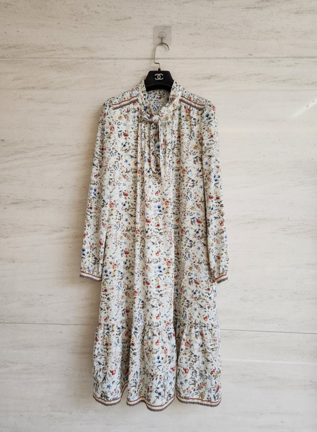 써스데이아일랜드 보더배색 원피스 S사이즈 상품이미지3