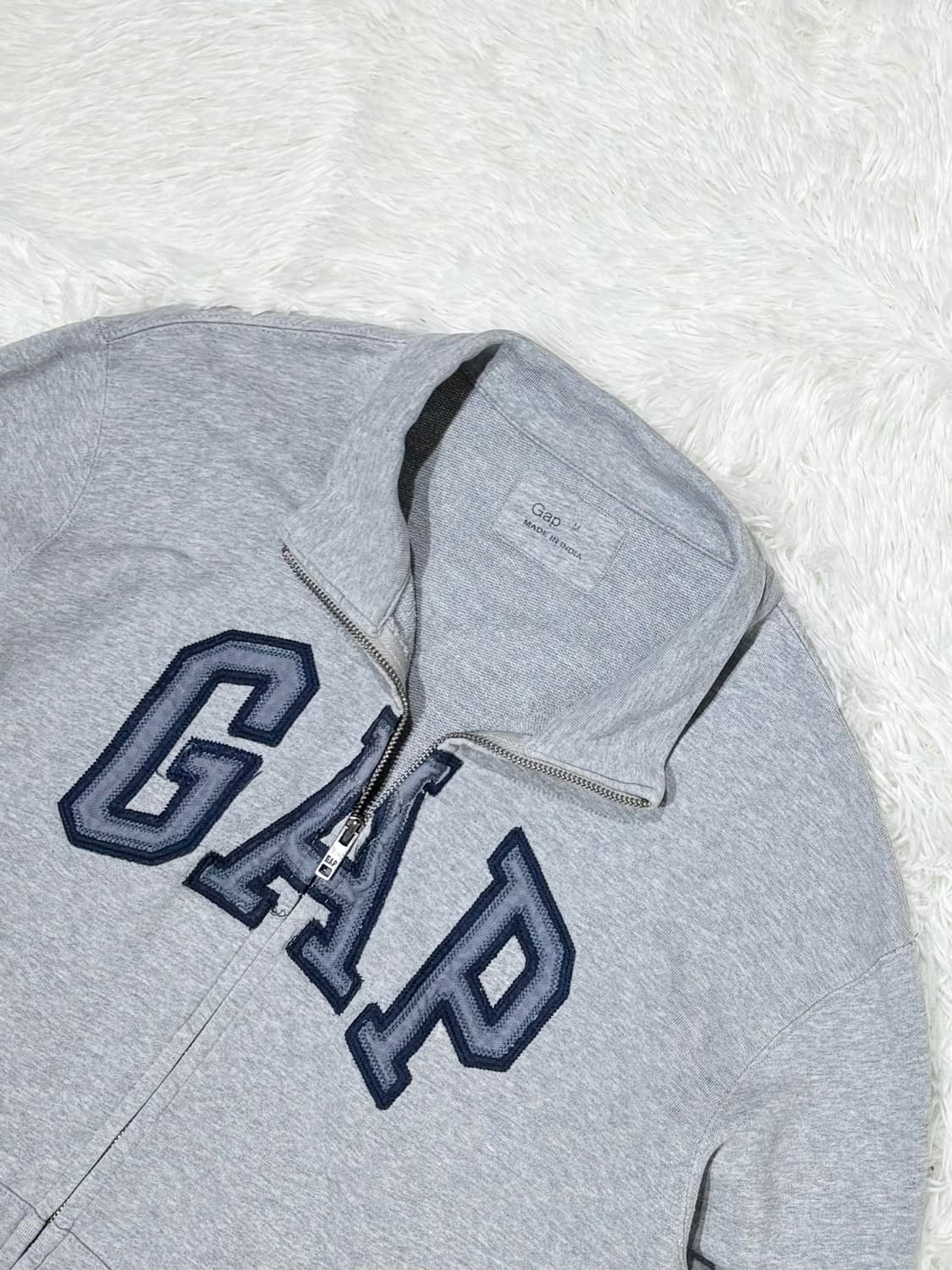 갭 그레이 빅로고 코튼 집업 상품이미지6