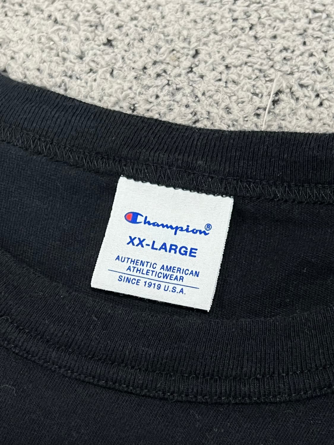 (XXL) 챔피온 스펠아웃 반팔 티 블랙 상품이미지3