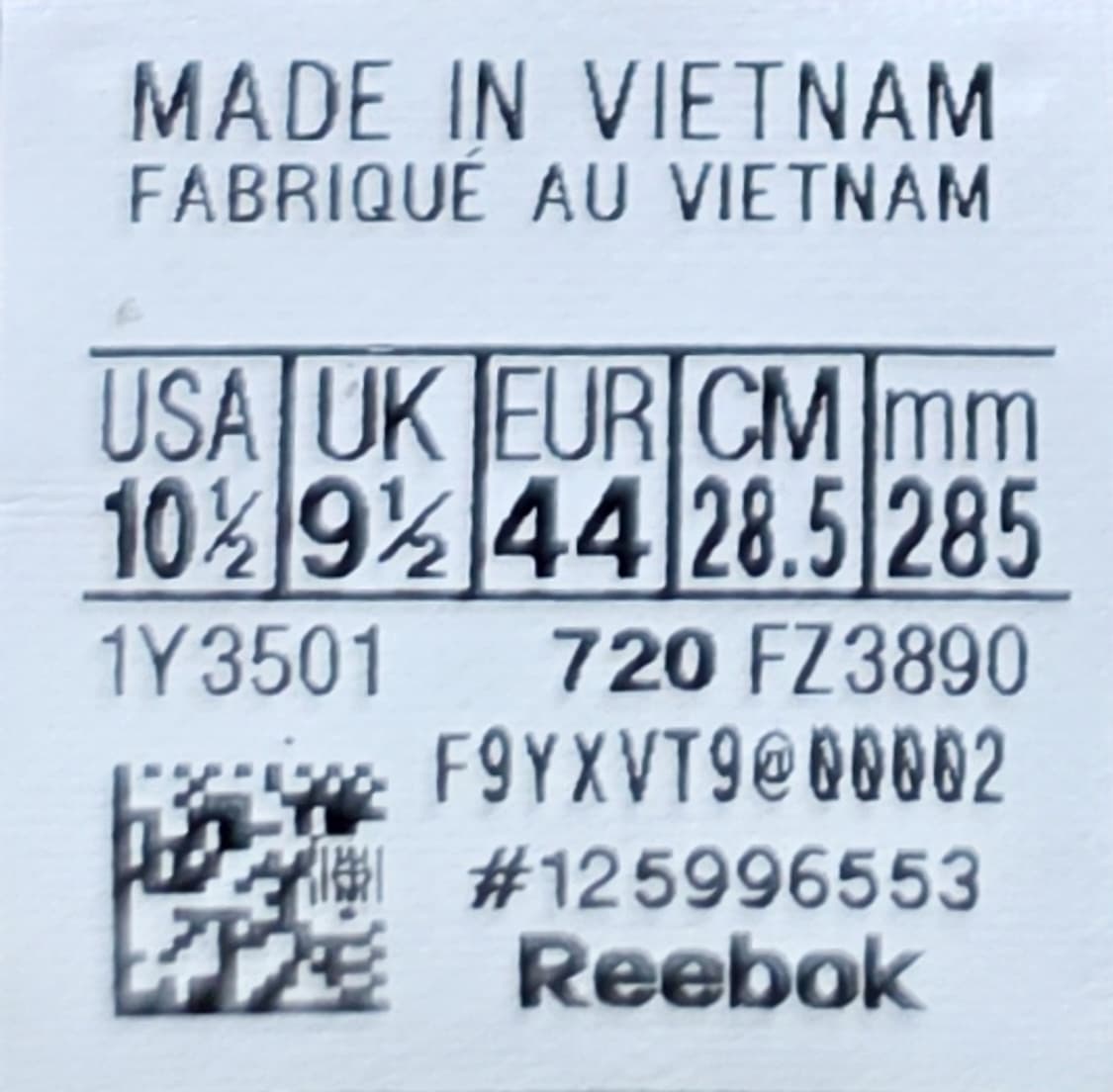 리복 준지 펌프 코트 블랙 285 상품이미지8