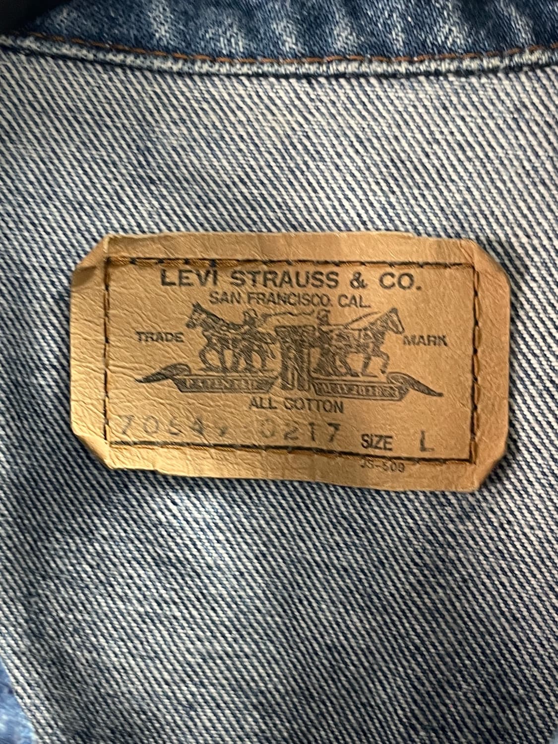 리바이스 70549 디키즈 오랜지탭 청자켓 (on.380) 상품이미지5