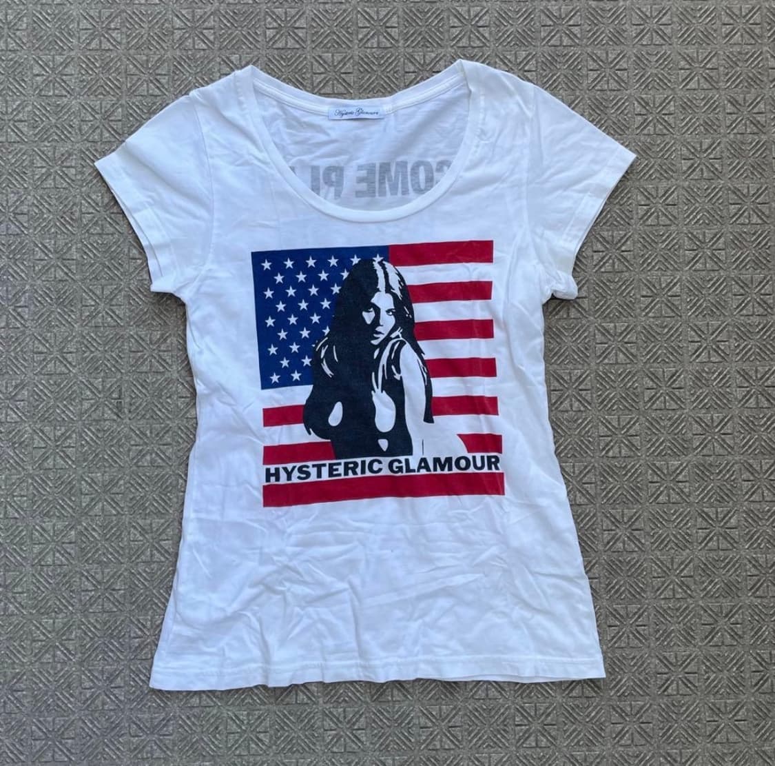 구해요) 히스테릭 글래머 성조기 반팔티 상품이미지1
