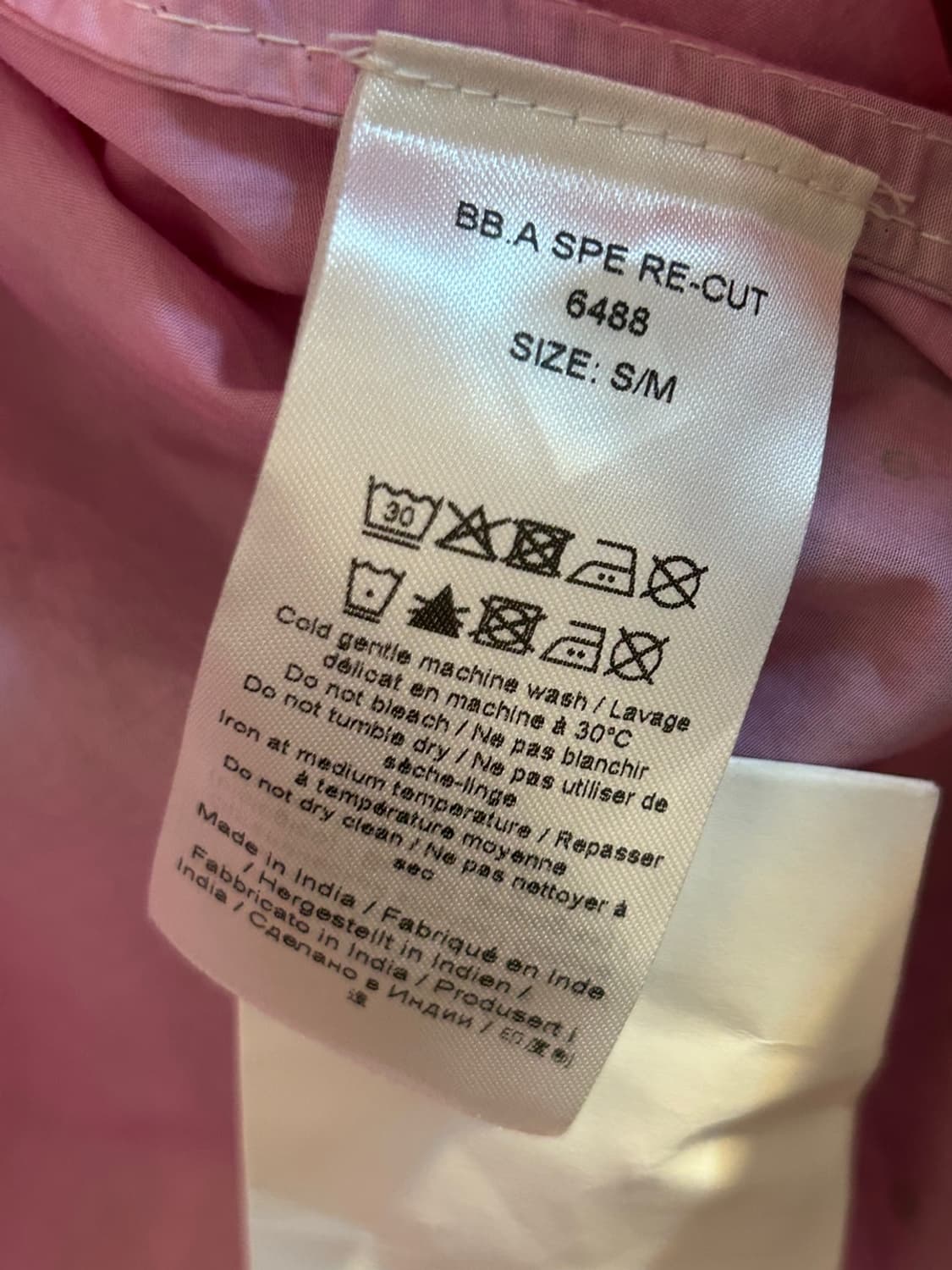 가니 핑크 타이다이 랩 드레스 상품이미지9