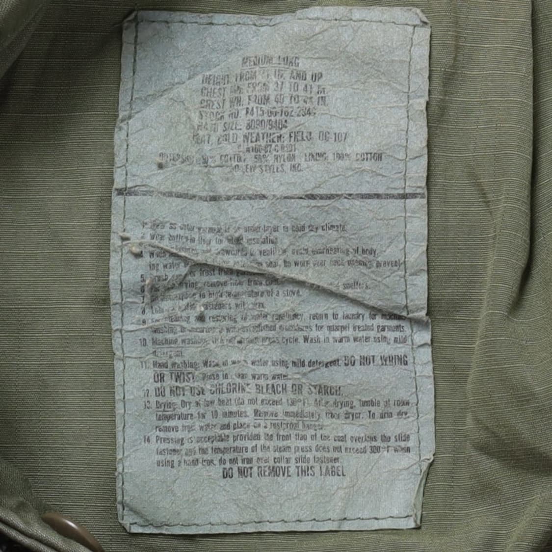 US Military M-65 Field Jacket 
 상품이미지7