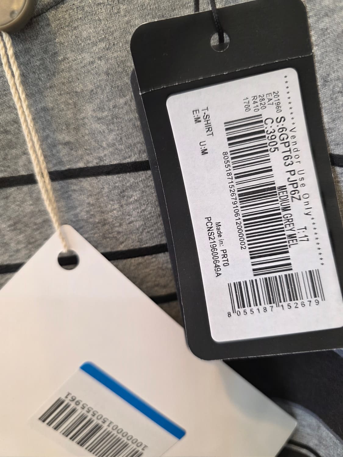 EA7 엠포리오 아르마니 그레이 티셔츠 상품이미지6