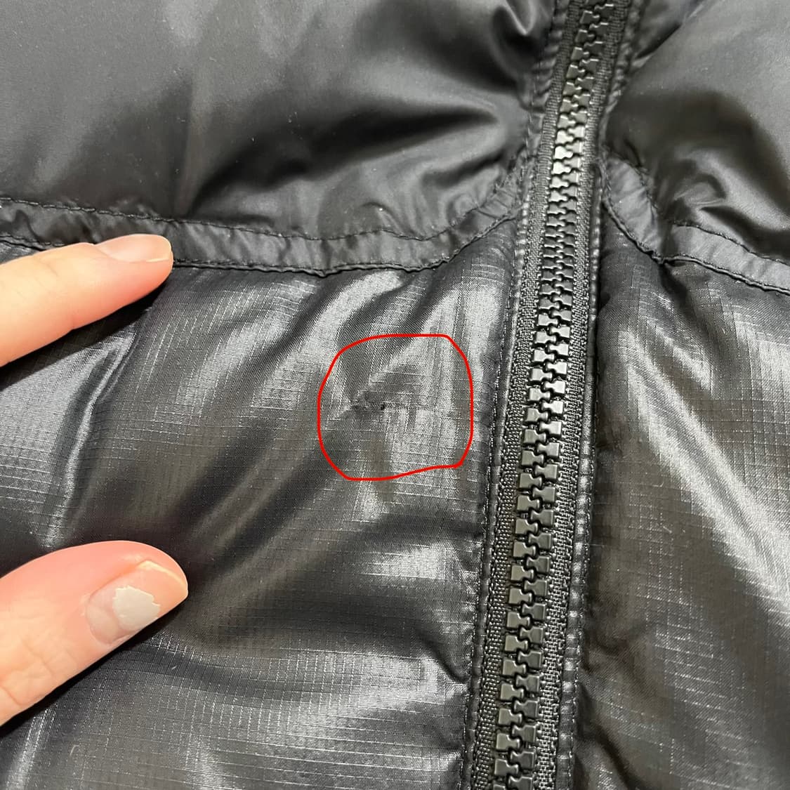 노스페이스 눕시 700 블랙 xs 상품이미지5