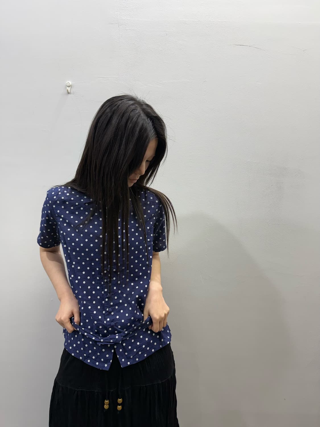 올드 캐피탈 도트 블라우스 상품이미지4