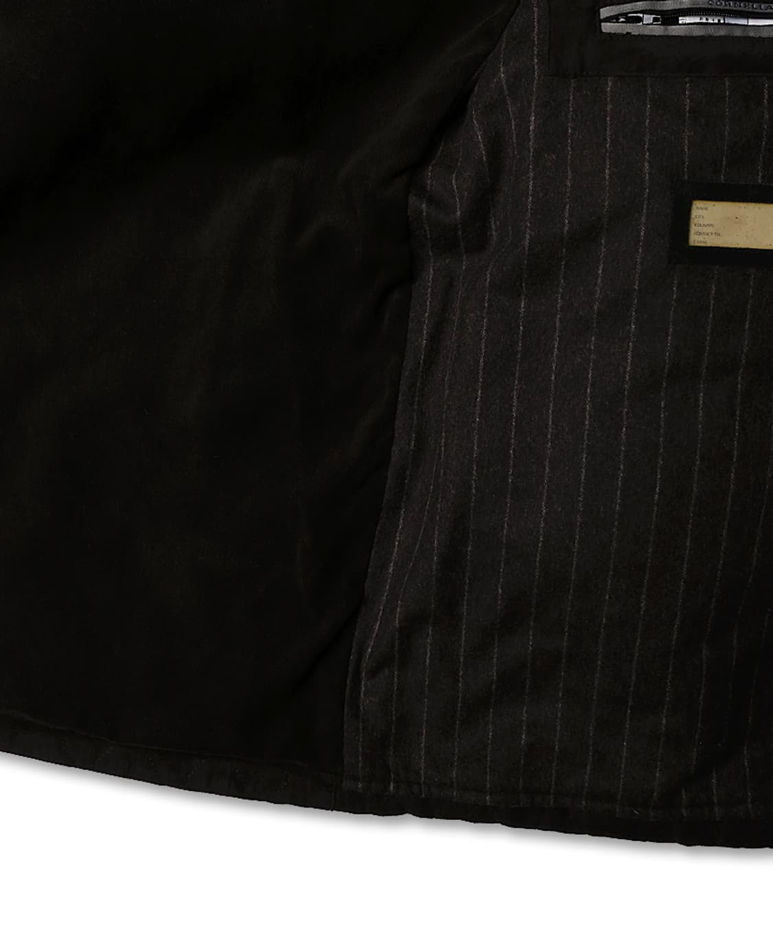 꼬르넬리아니 [Corneliani] 다크 브라운 스웨이드 퀼팅 하프 코트 상품이미지7