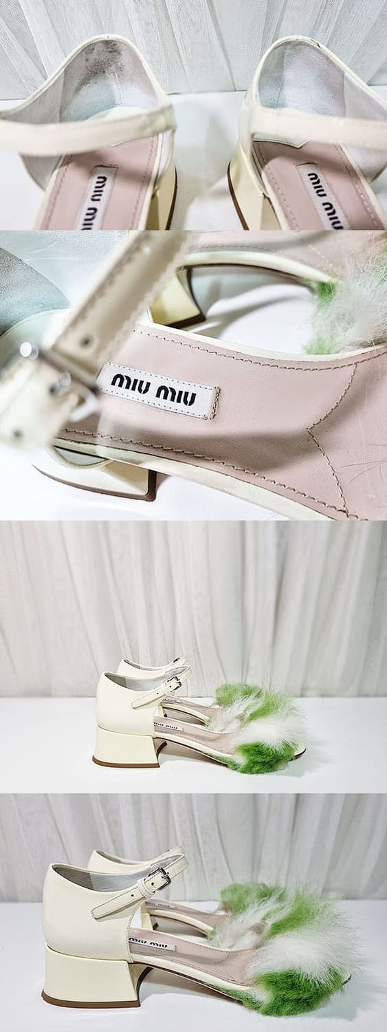 미우미우 퍼 샌들 240 상품이미지3