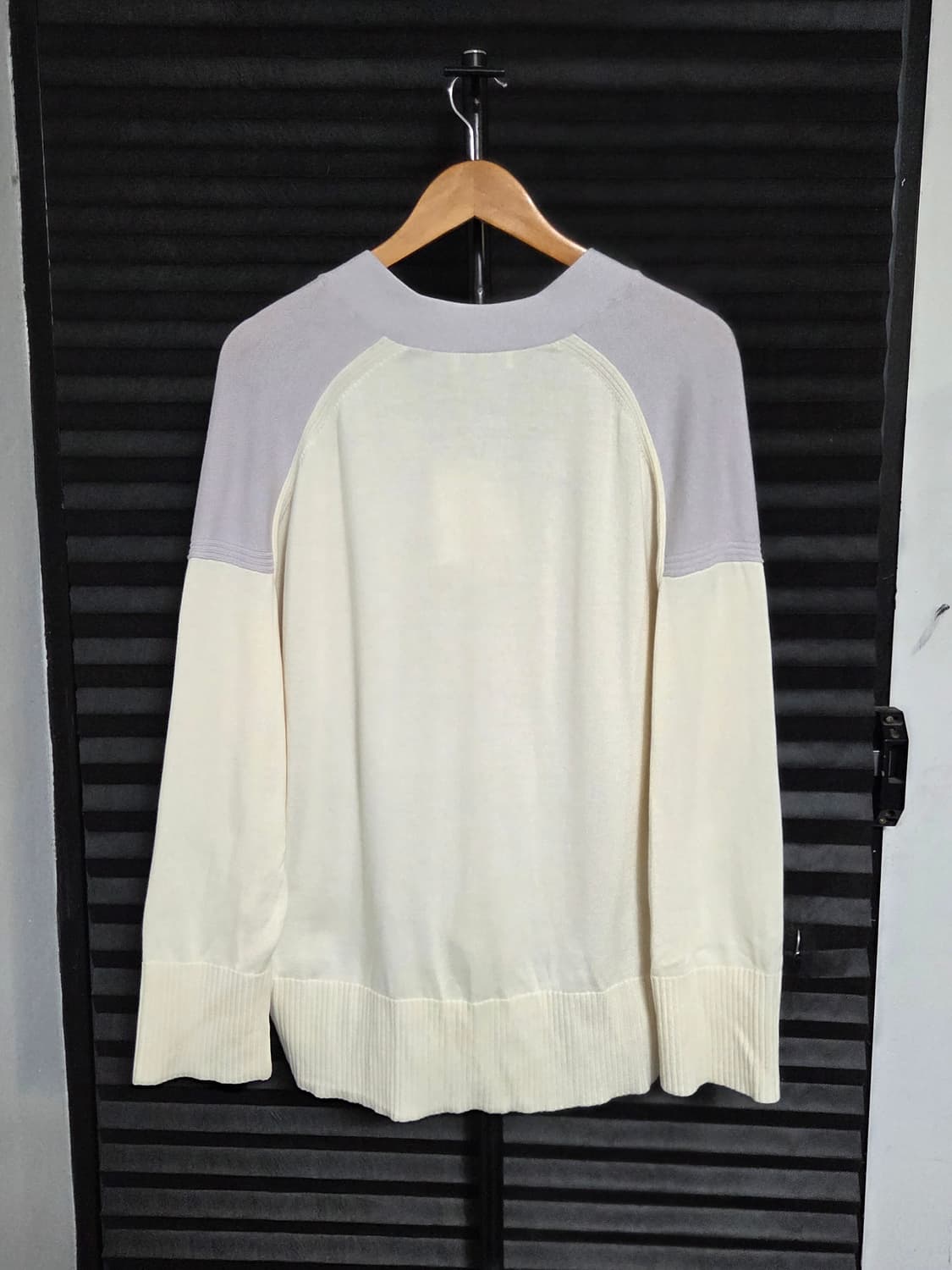 (새상품) [COS] 컬러블록 레이어드 V넥 코튼 가디건 | 00062 상품이미지7