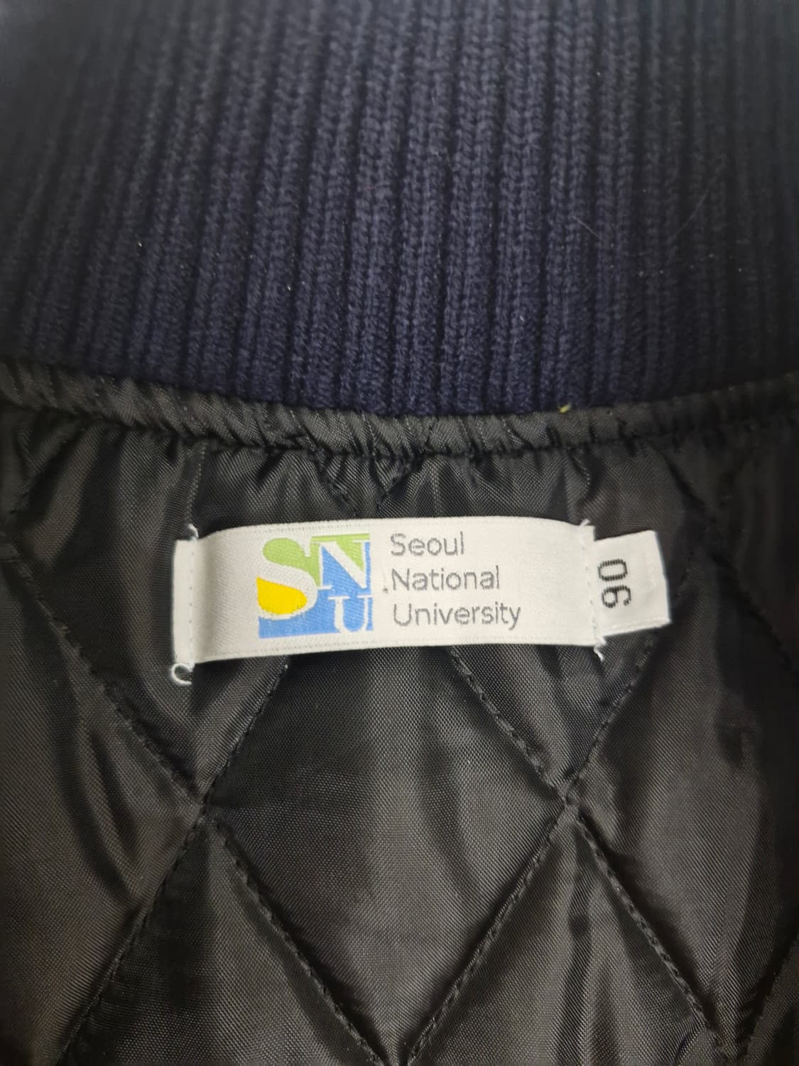 서울대학교 과점퍼/네이비 상품이미지5