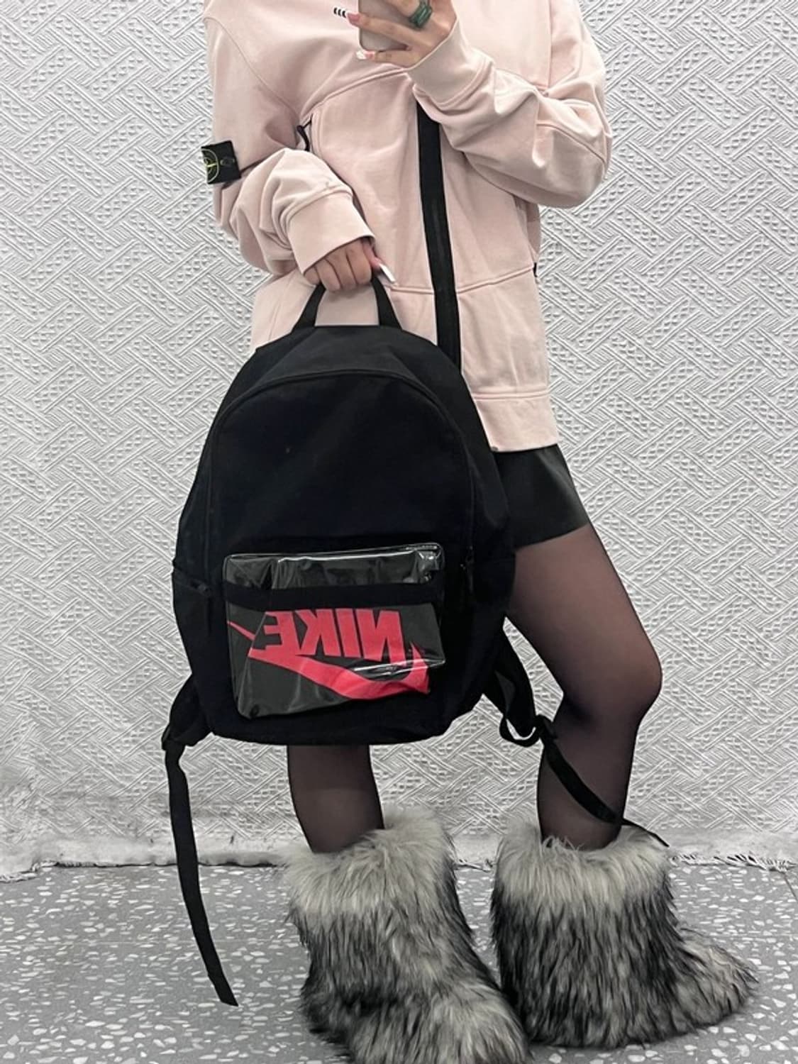 나이키 헤리티지 2.0 빈티지 레트로 빅로고 백팩 C10243 상품이미지2