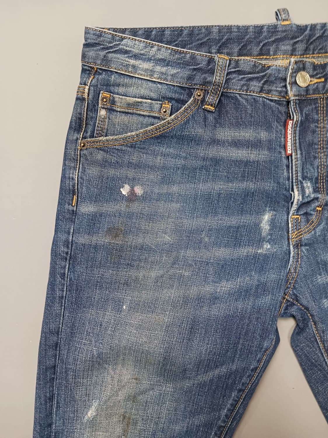 [34] 디스퀘어드2 더티오일워싱 슬림진 청바지 상품이미지2