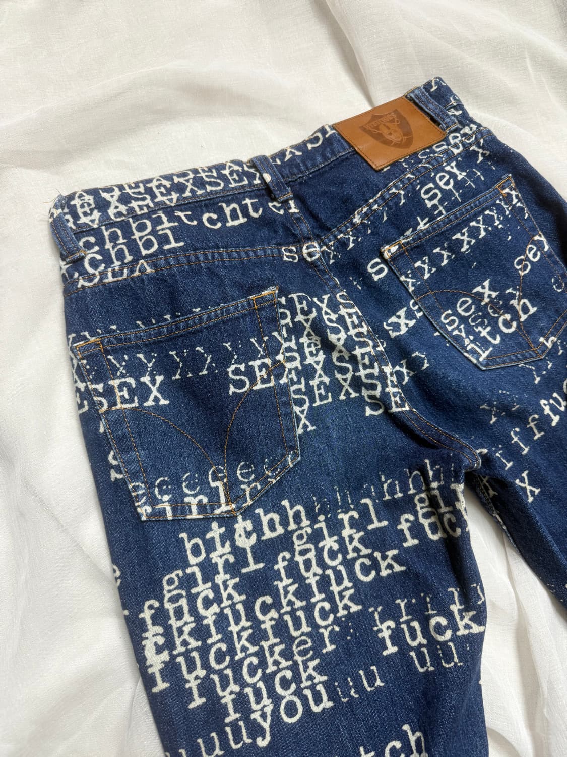 Hysteric Glamour Sex Lettering plarjeans 상품이미지2