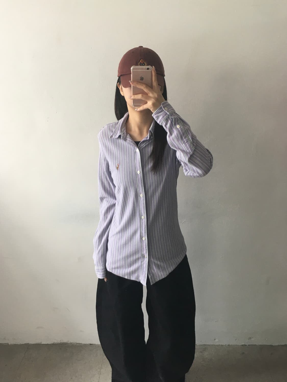 폴로 스트라이프 코튼셔츠 상품이미지2