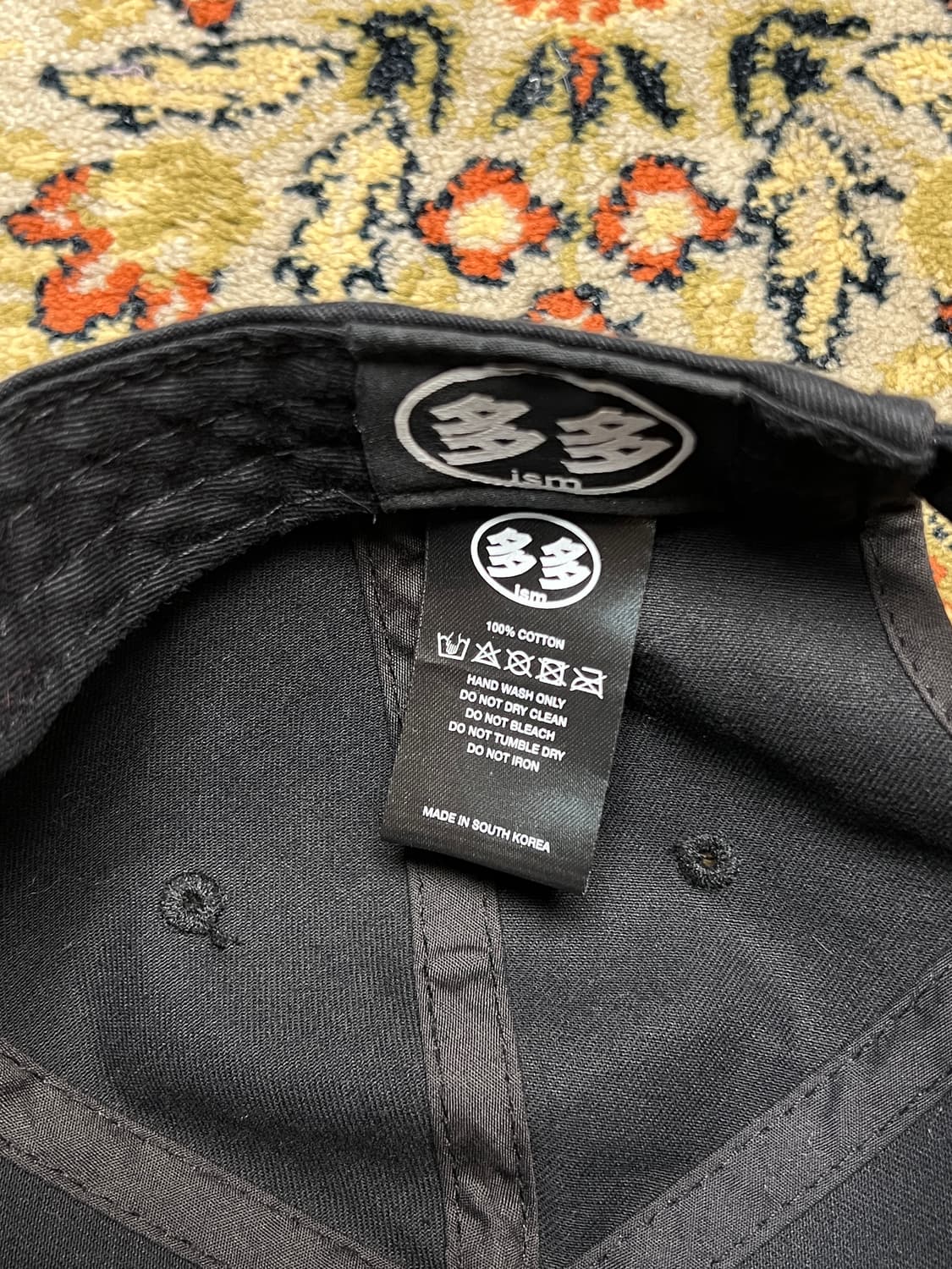 다다이즘 초판 로고 볼캡 블랙 OS 상품이미지3