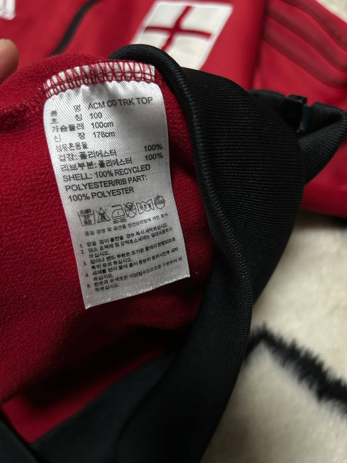 [L]아디다스 AC밀란 져지/레드 상품이미지7