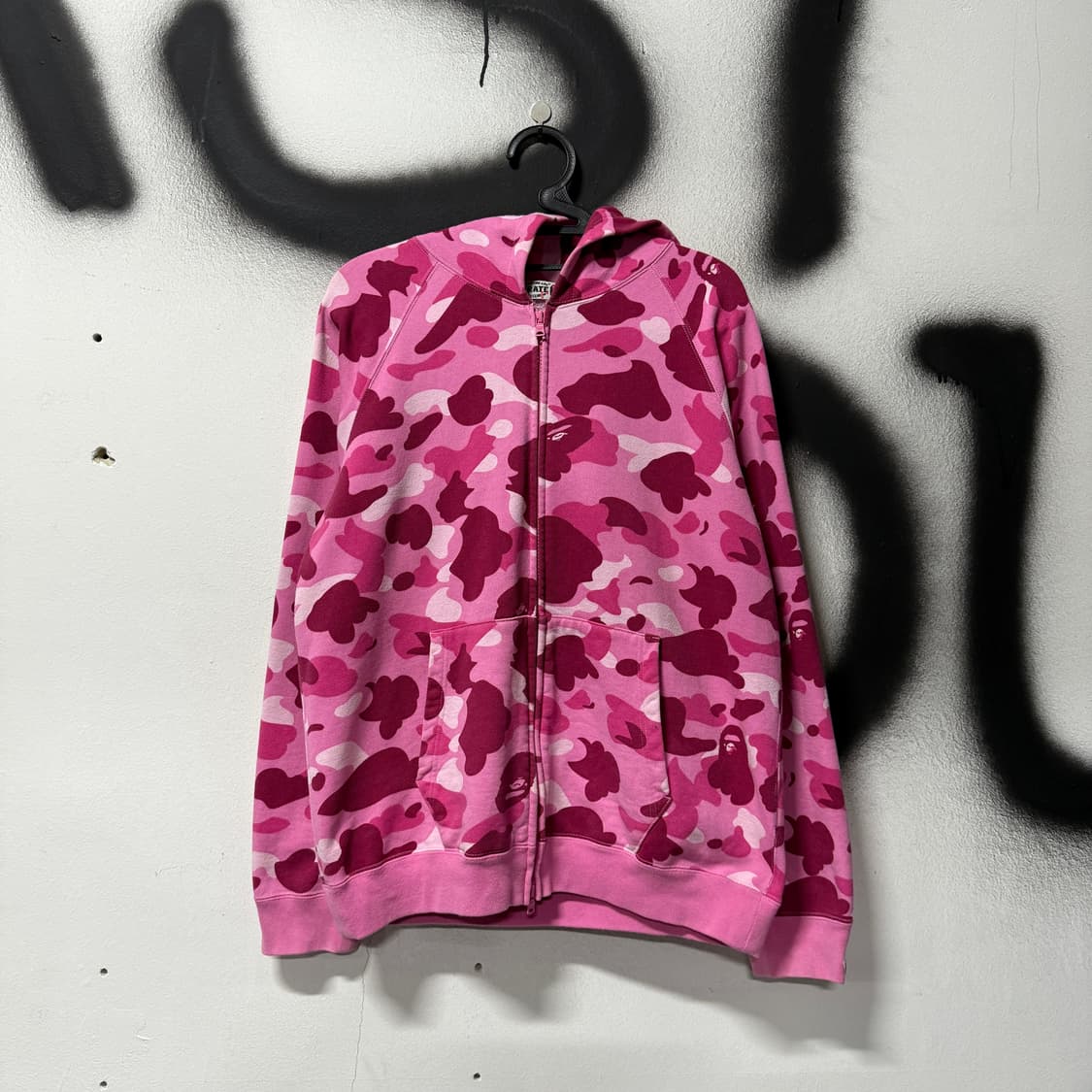 정품 베이프 OG ABC 핑크 카모 집업 후디 상품이미지1