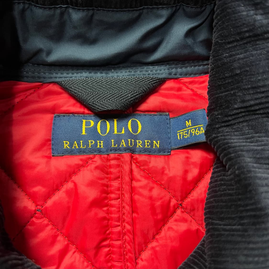 폴로 랄프로렌 퀄팅 자켓 네이비 M 상품이미지3