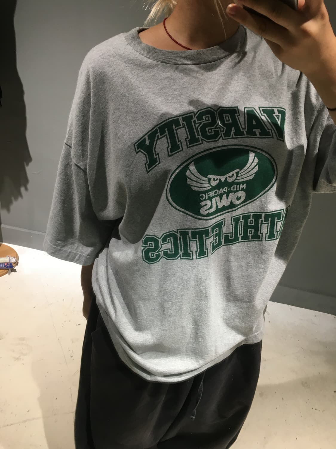 Sporty lettering detail top 상품이미지2