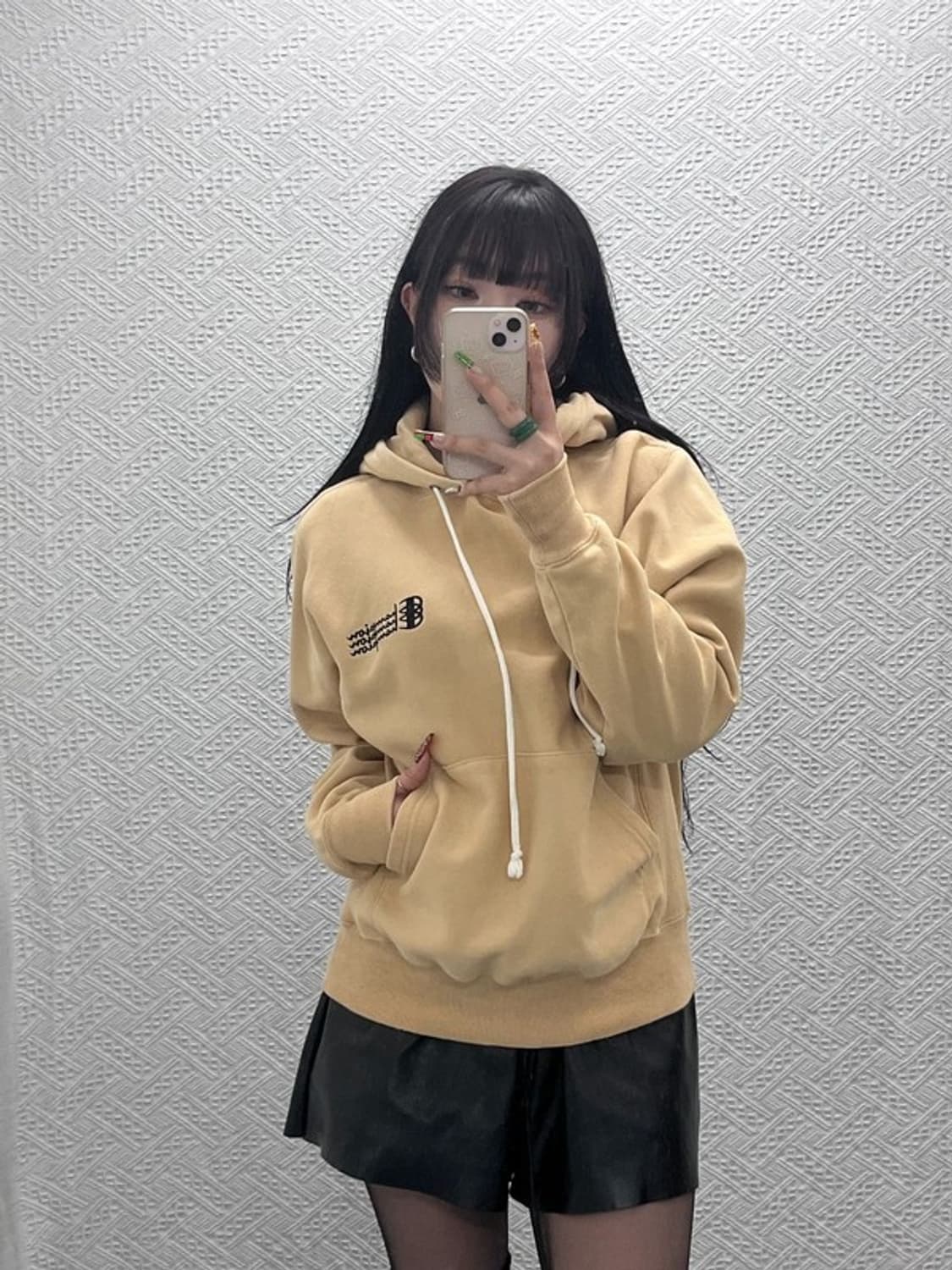 챔피온 모던 캐주얼 트리플로고 약기모 후드티 S C09465 상품이미지2