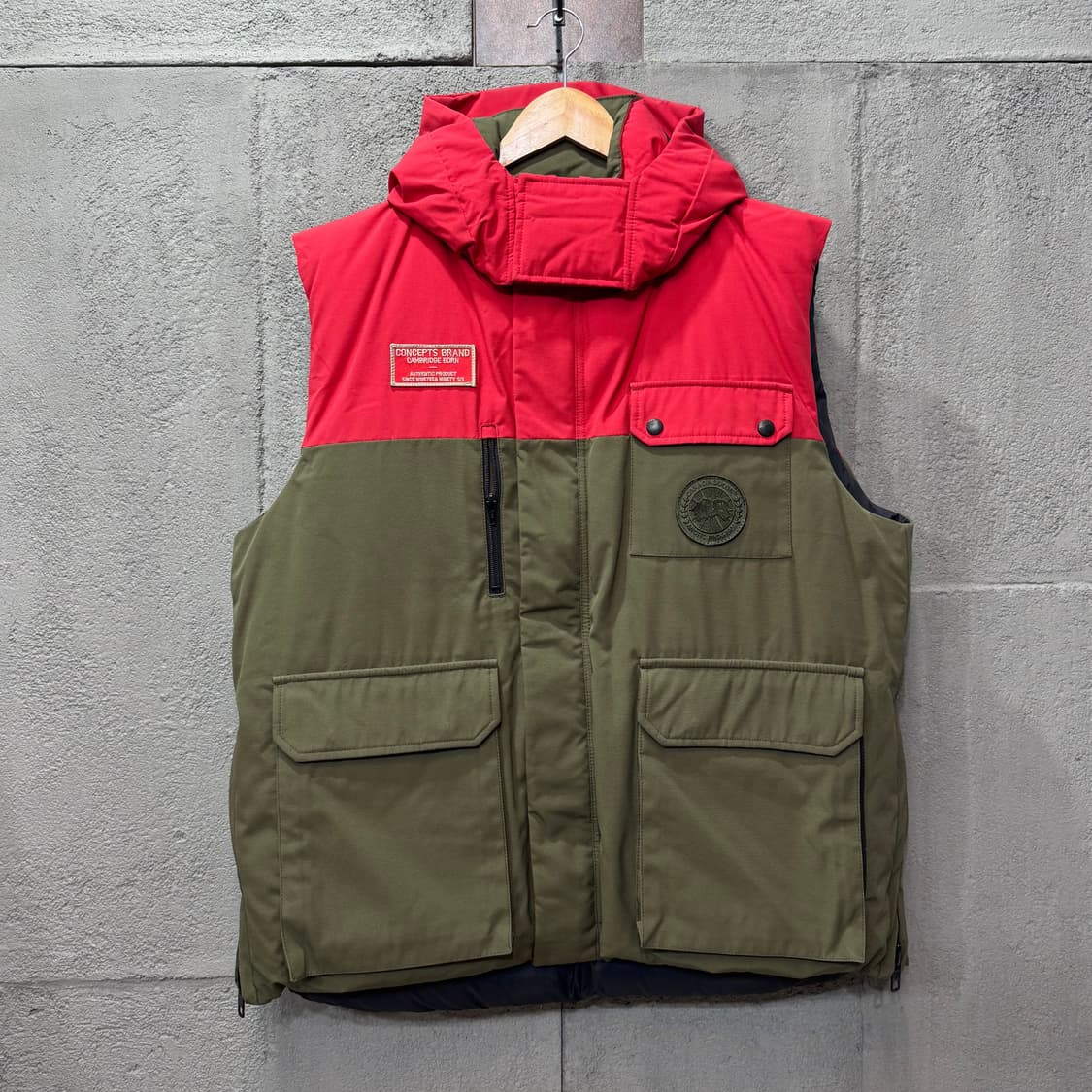 캐나다구스 x 콘셉트 앨버타 패딩 조끼 (XL)   상품이미지1