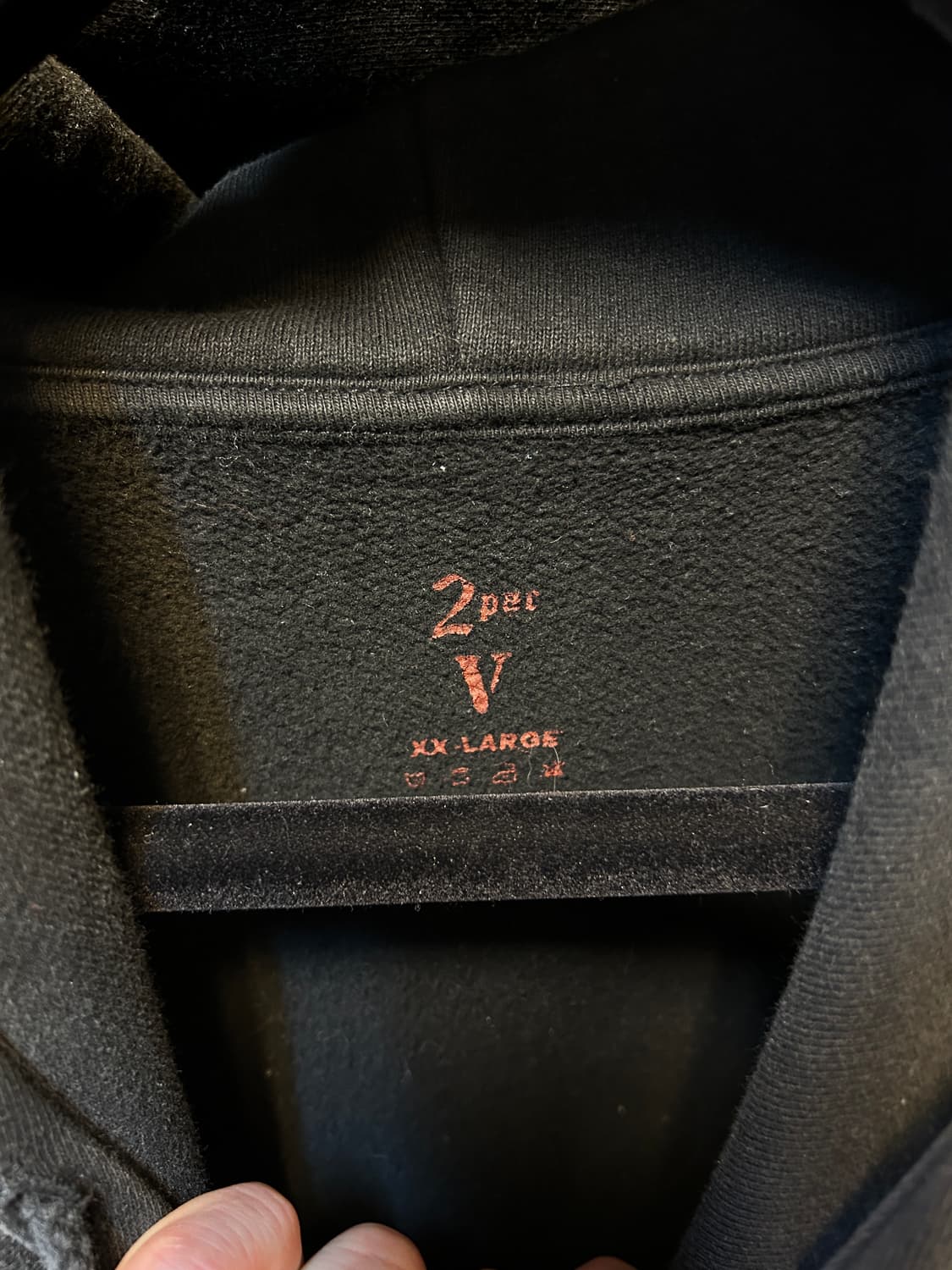 브이론 X 투팍 로고 후드 스웻  상품이미지5