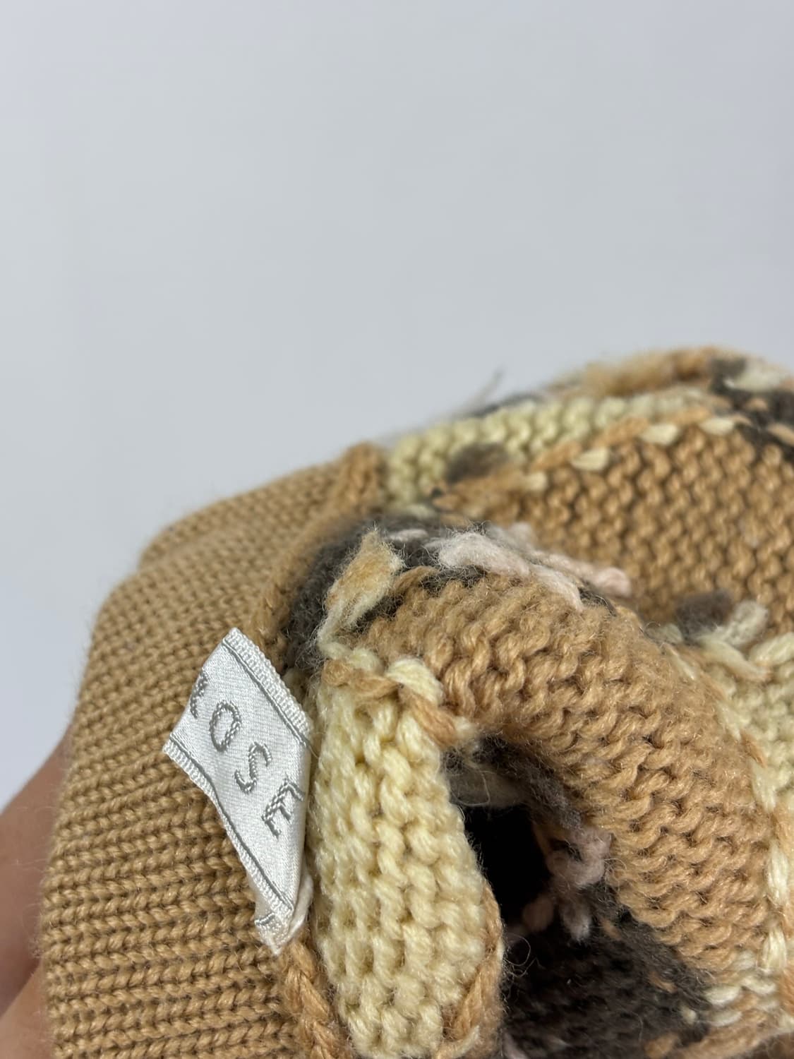 MELROSE 버터 아가일 니트 스커트 상품이미지4