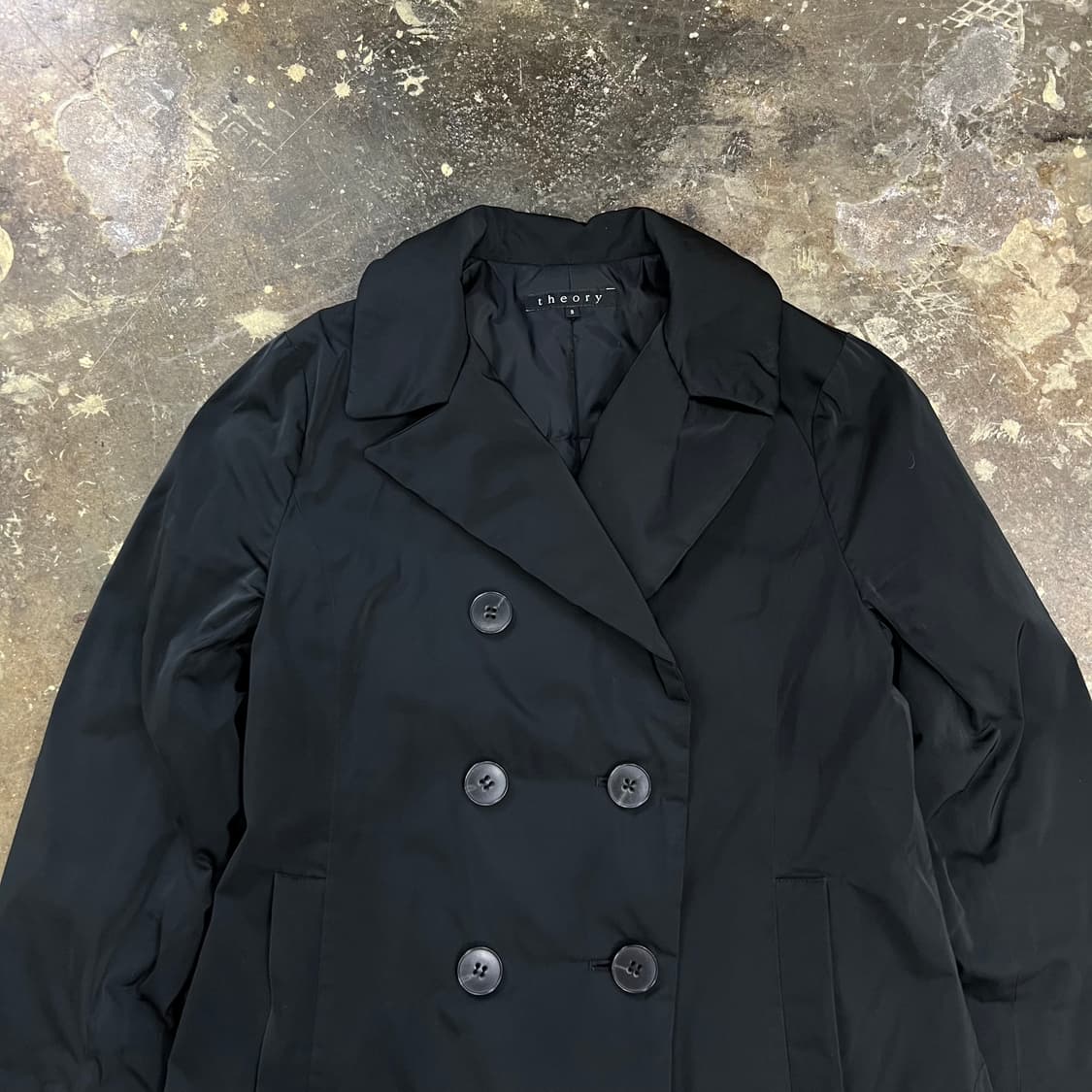 S) 띠어리 더블버튼 덕다운 패딩 코트 점퍼 상품이미지2