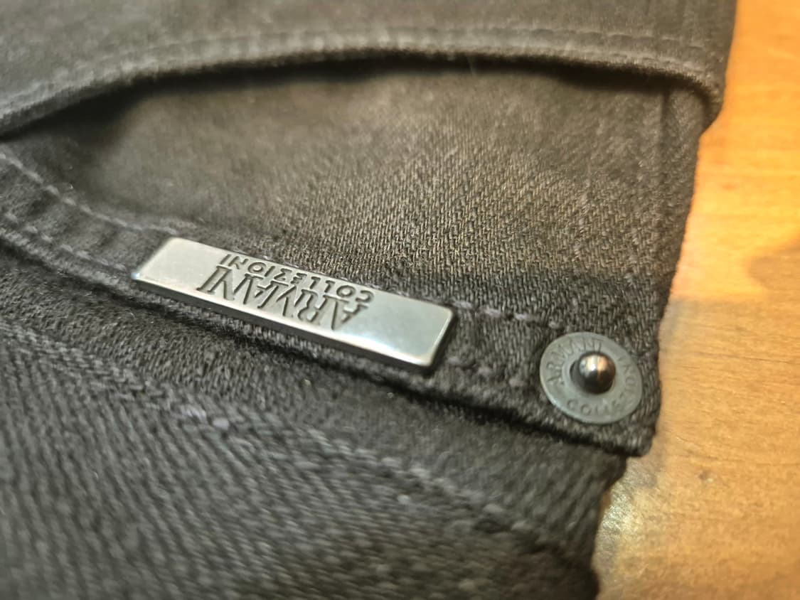 아르마니 블랙 팬츠 상품이미지5