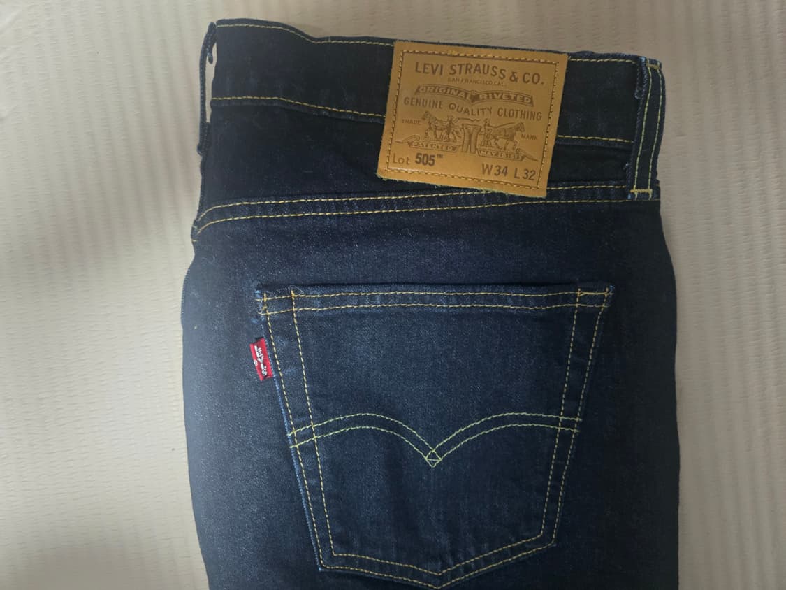 리바이스 프리미엄 505 레귤러핏 데님팬츠 34 사이즈 상품이미지3