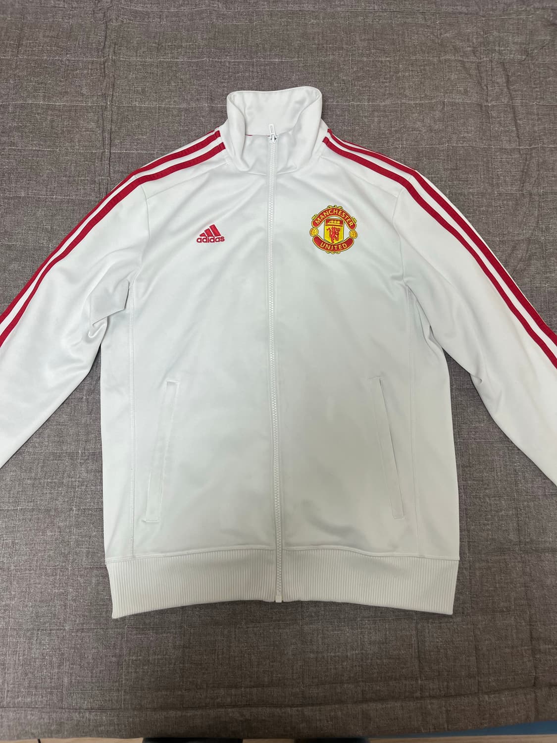 맨유 아디다스 져지 흰빨 화이트 m사이즈 상품이미지1