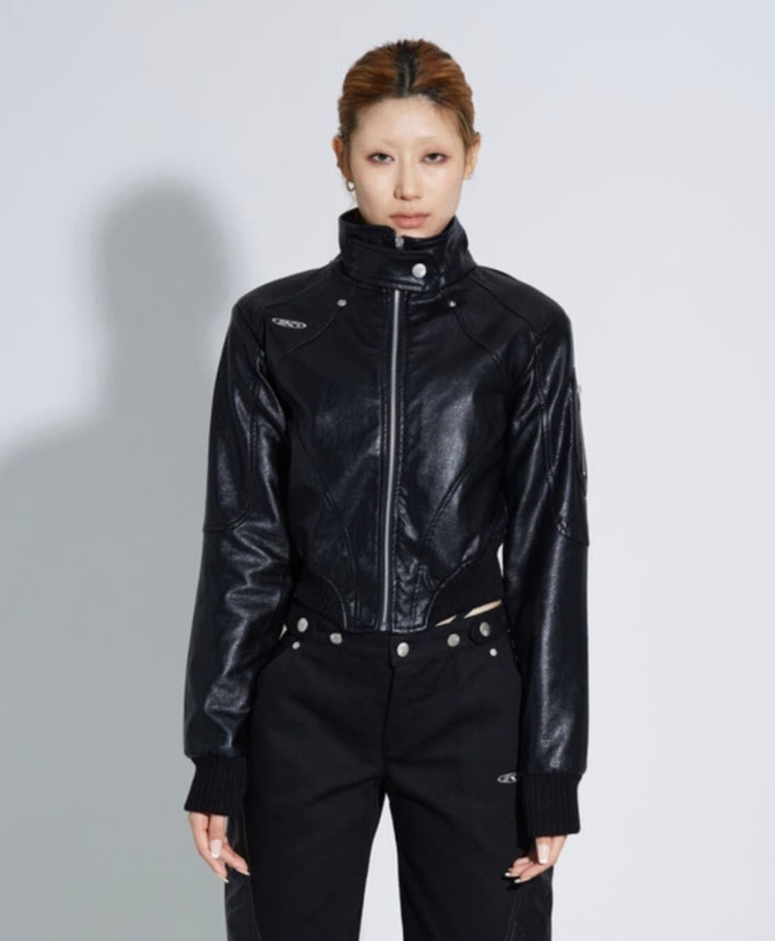 카시코 Faux leather biker jacket 상품이미지1