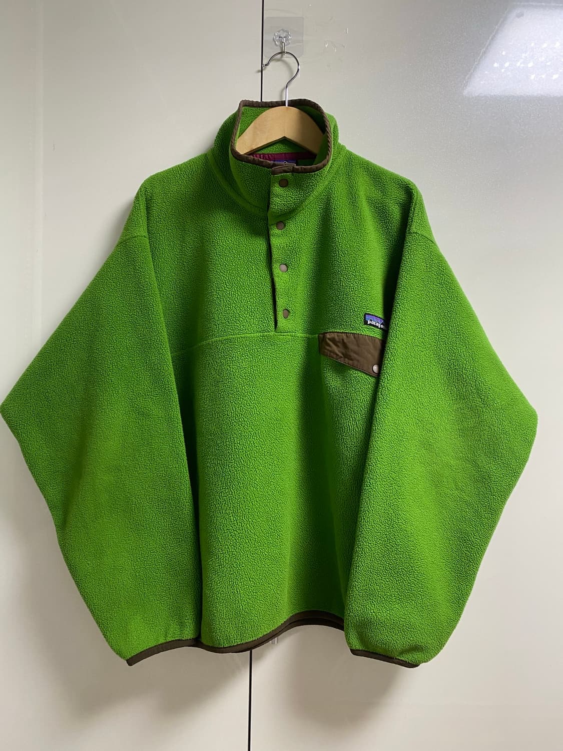 파타고니아 플리스 신칠라L 라임그린 헤비신칠라 상품이미지1