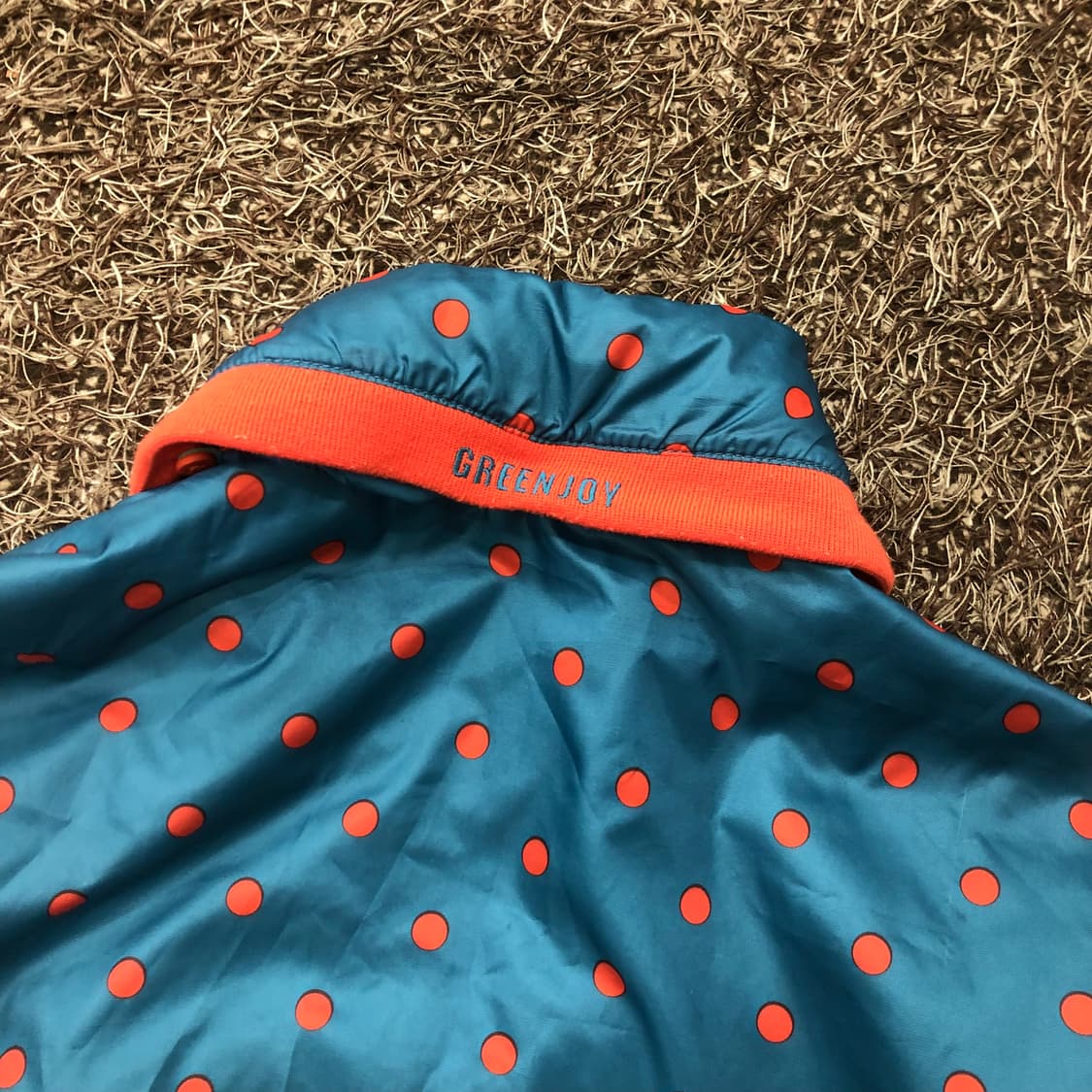 그린조이 땡땡이 도트 바라막이 자켓 상품이미지3