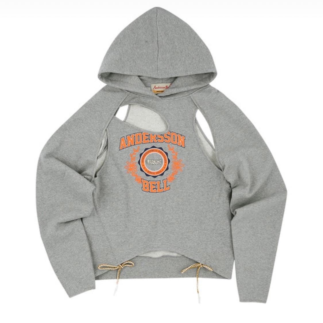앤더슨벨 컷아웃 로고 후디 후드티 상품이미지3