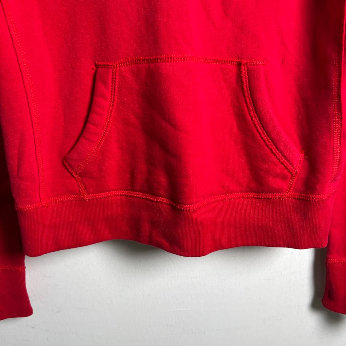 아베크롬비 레드 후드티 S 상품이미지5