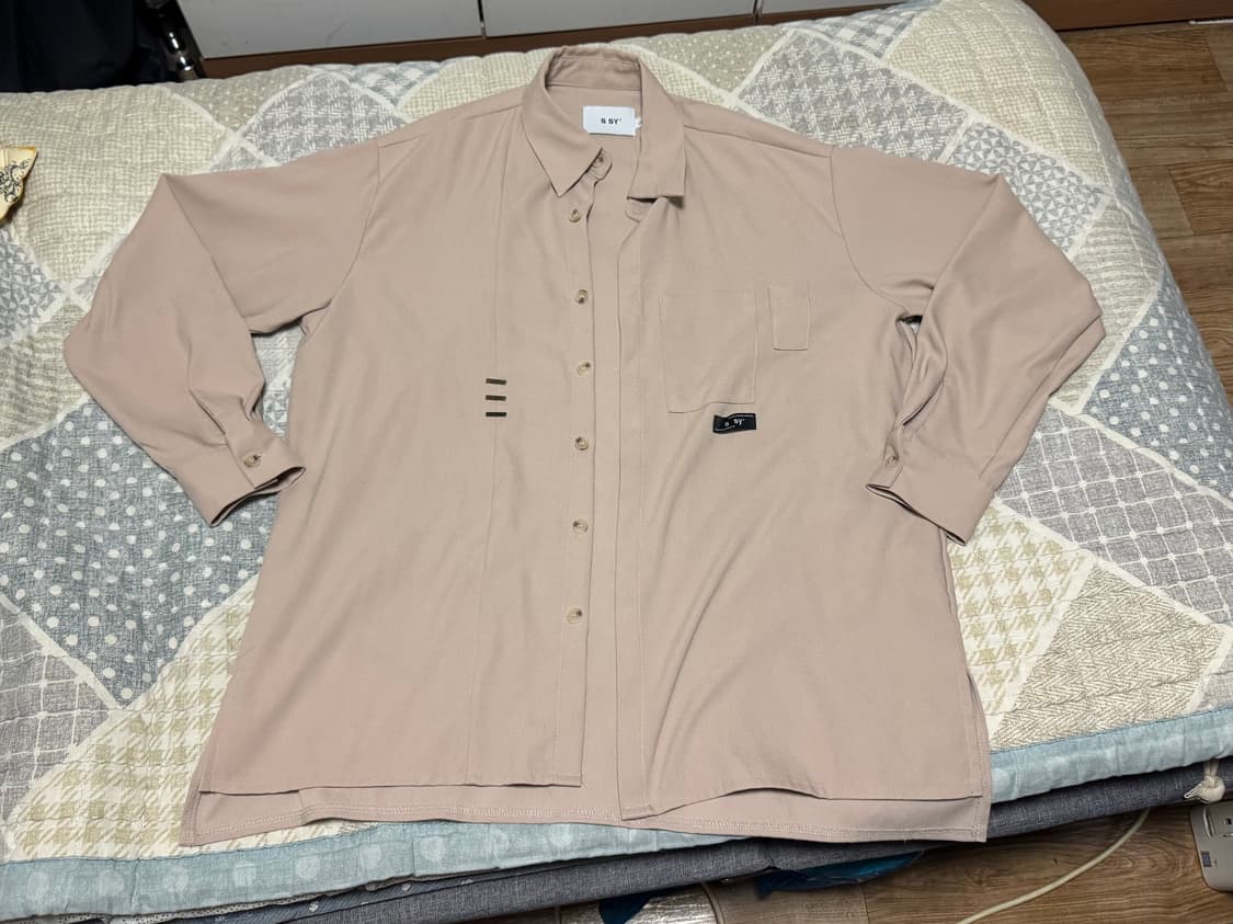 <거의 새것> [L] 에스에스와이 오버핏 셔츠 (베이지) 상품이미지1