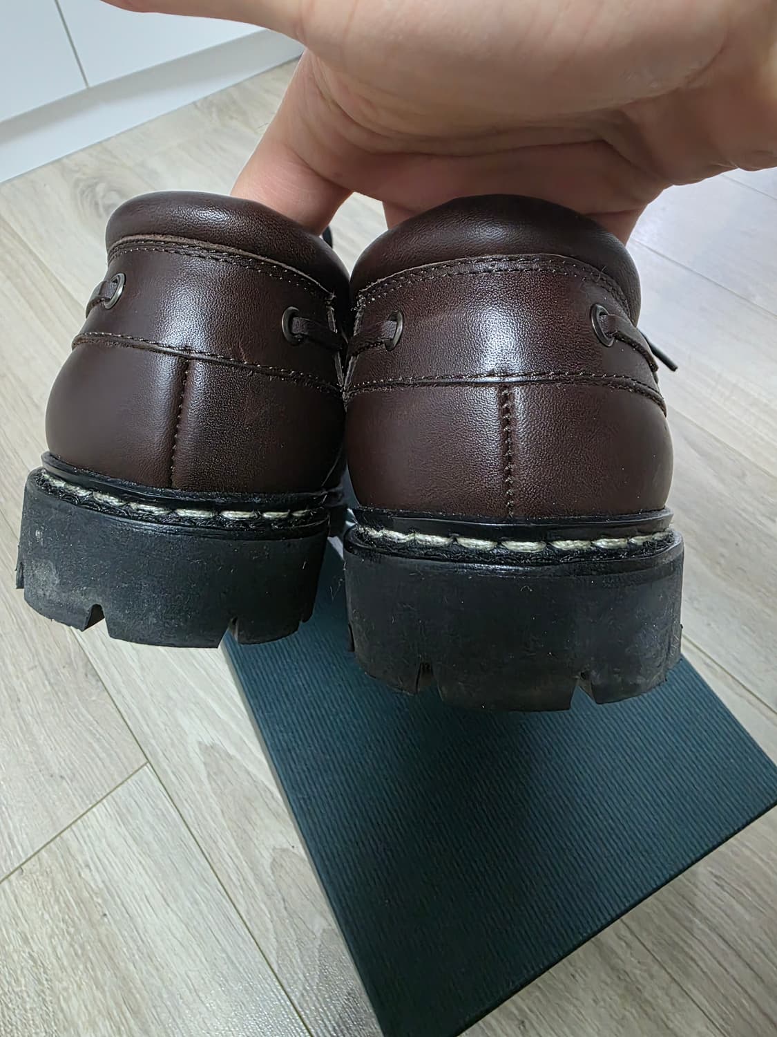 파라부트 V팁 보트화 치메이 7.5사이즈 새상품급 상품이미지4