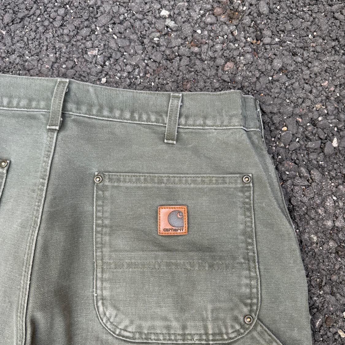OG 칼하트 B136 MOS 더블니 카펜터 팬츠 상품이미지8