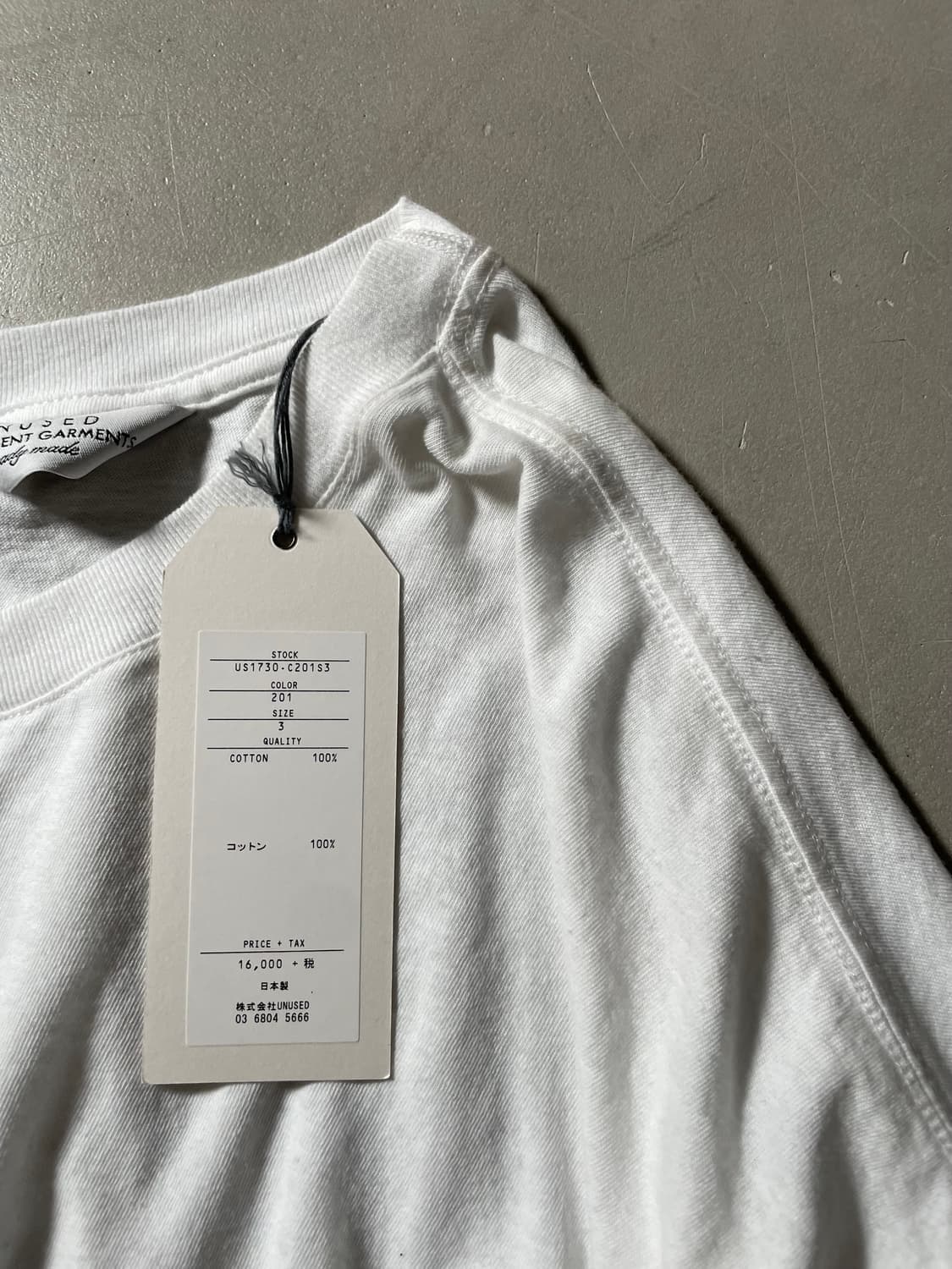 언유즈드 롱슬리브 티셔츠 상품이미지3