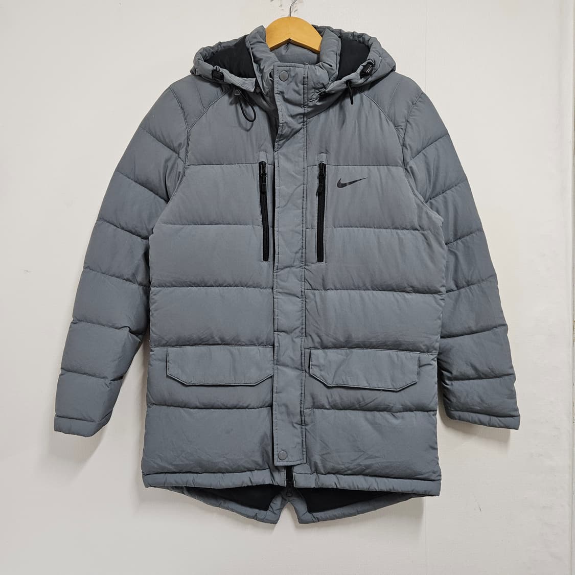 나이키 덕다운 그레이 하프 패딩 M 95 상품이미지2