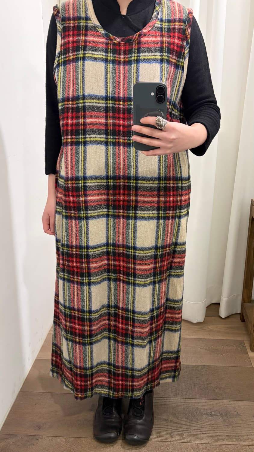 90's Check Basic One Piece 상품이미지8