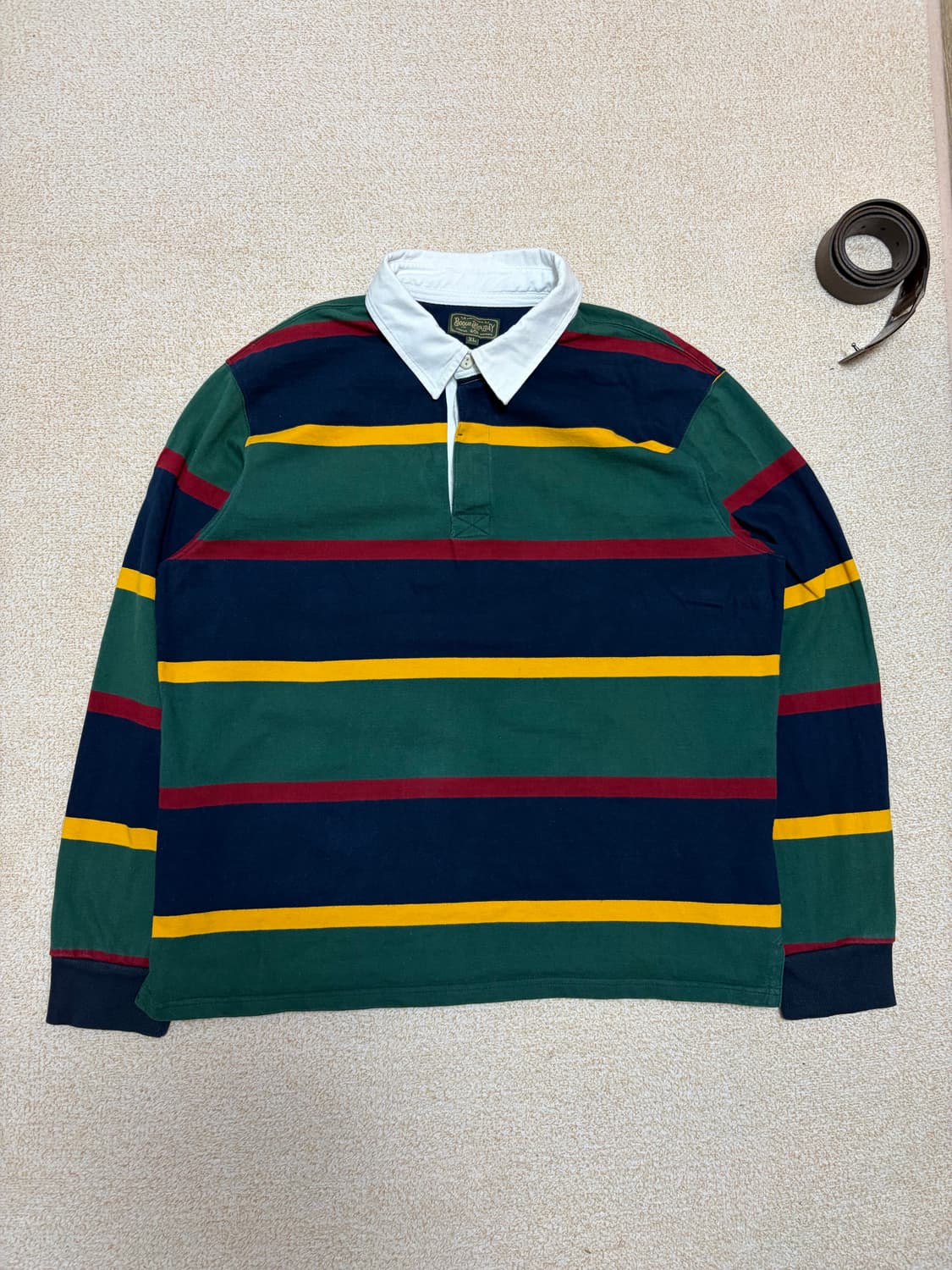 XL) 부기홀리데이 럭비티 스트라이프 상품이미지1