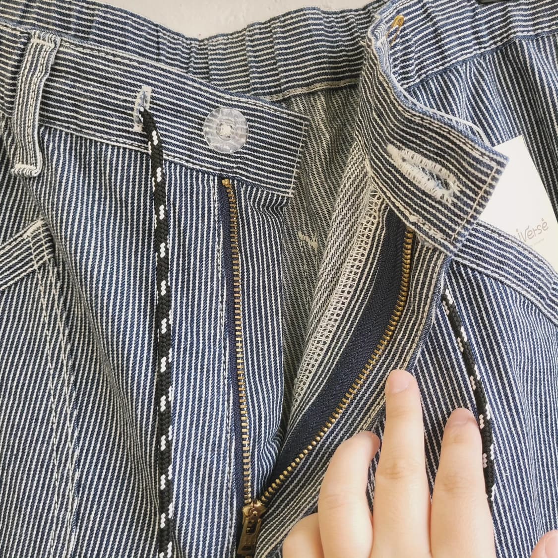 Lee 스트라이프 9부 워크팬츠(Japan made) 상품이미지4