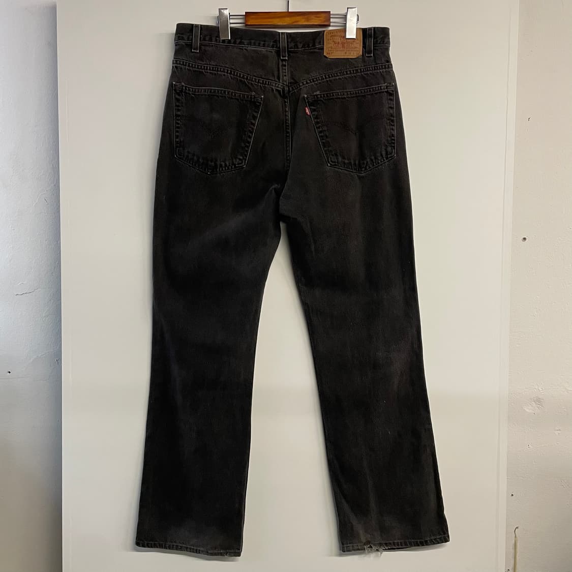 00s 리바이스 517 흑청 부츠컷 데님팬츠 상품이미지6