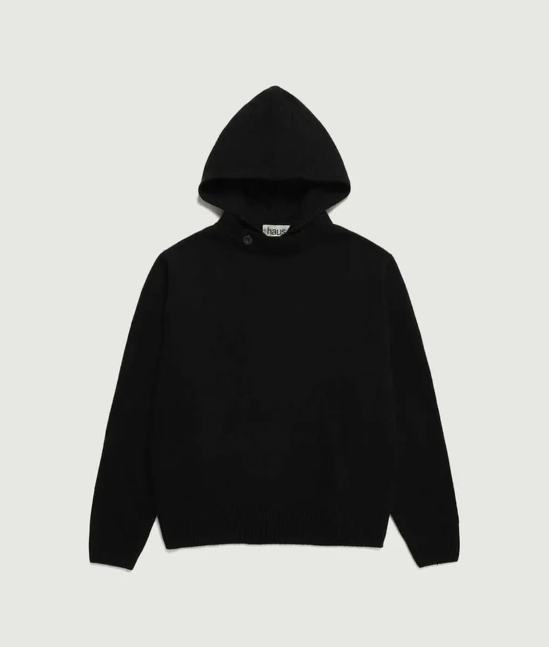 haus 파인 울 니트 버튼 후디 [m] 상품이미지2