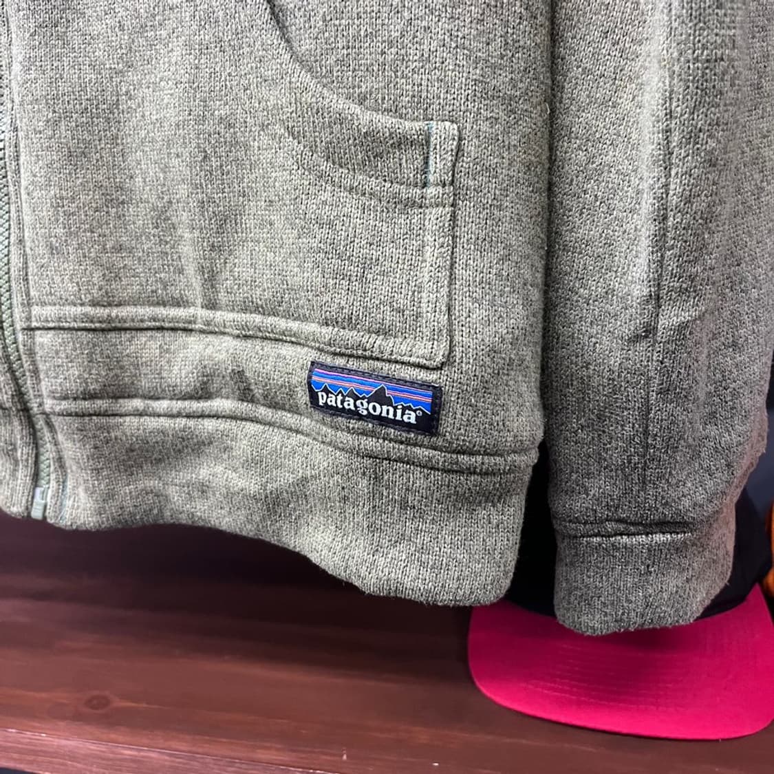 파타고니아 퀼팅 라이닝 플리스 후디 집업 자켓 상품이미지5