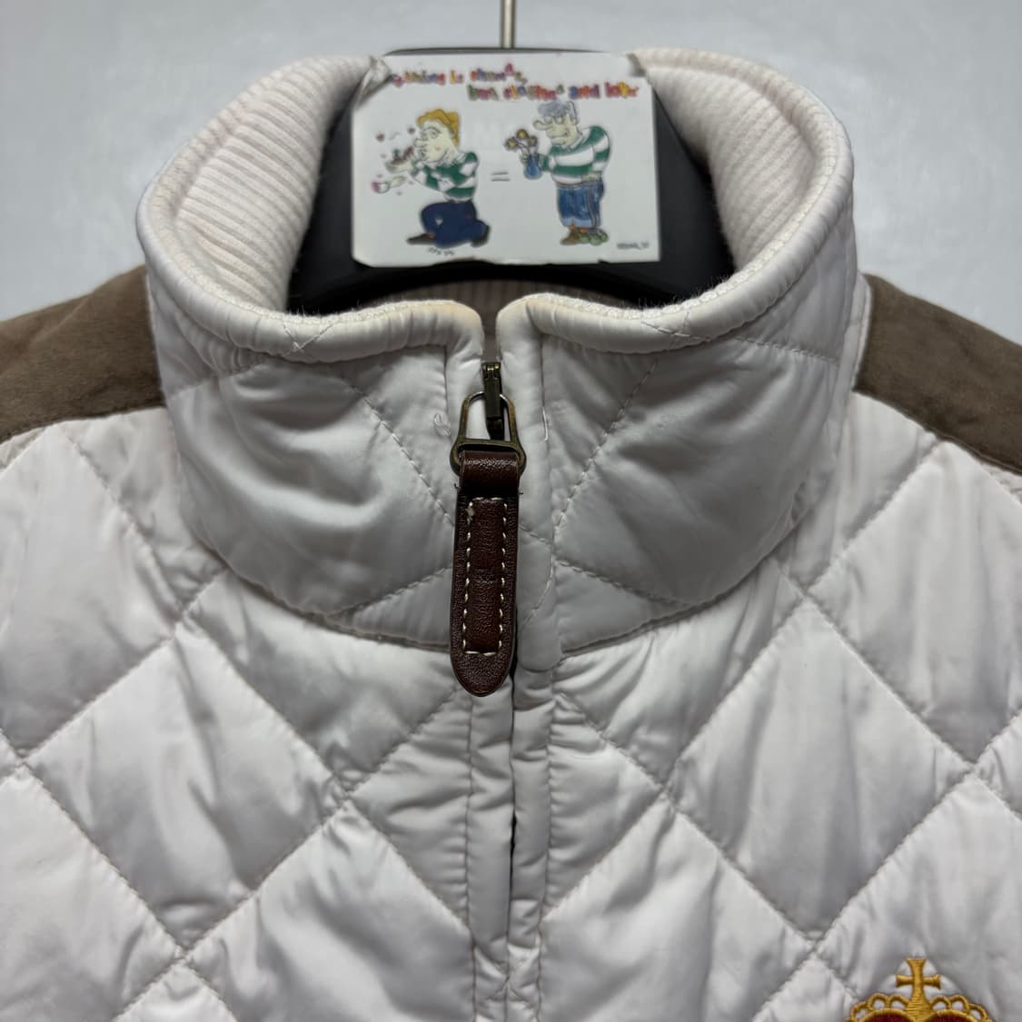 폴로 랄프로렌 스웨이드 퀄팅 베스트 상품이미지3